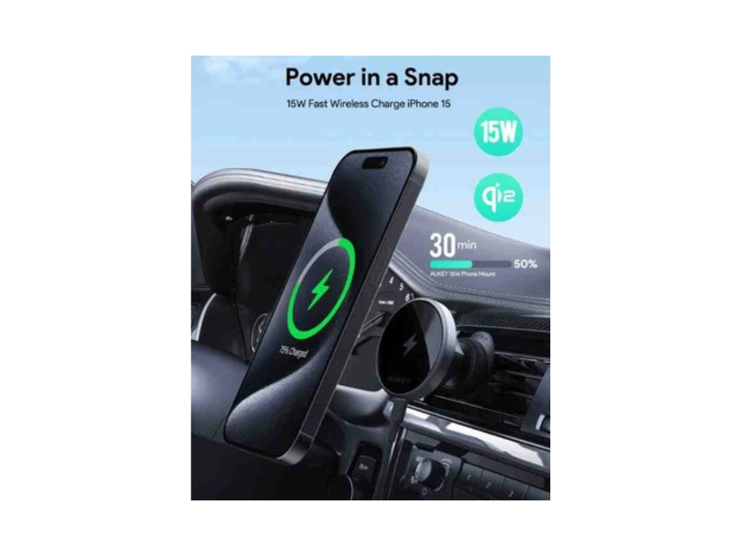 Buy Aukey MagLink Dash Magnetic Phone Mount 15W Wireless Charging in Qatar Buy Aukey MagLink Dash Magnetic Phone Mount 15W Wireless Charging in Qatar